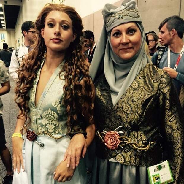 11. Тиррелл привела на фестиваль родителей comic-con, костюм, пара, фестиваль
