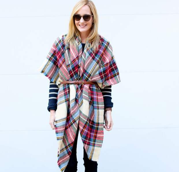 Как носить шарф-oversize: 9 модных идей 