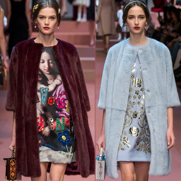 шуба 2016 Dolce & Gabanna