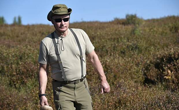 Владимир Путин на отдыхе в Туве