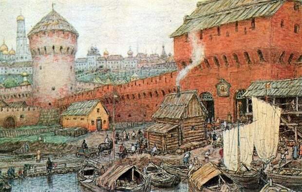 Московский Кремль - самая большая в мире средневековая крепость. Длина кремлевских стен - 2 километра 235 метров. информация, картинки, факты