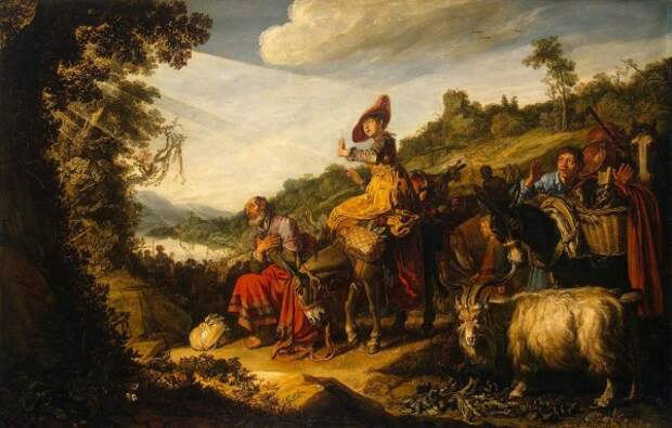 Lastman,_Pieter_-_Abraham's_Journey_to_Canaan_-_1614 Lastman,_Pieter_-_Abraham's_Journey_to_Canaan_-_1614