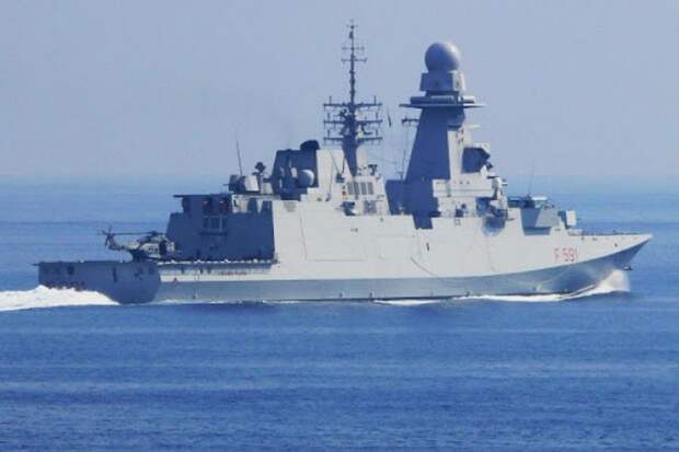 Италия отплатила России за помощь, отправкой к Крыму боевого корабля с крылатыми ракетами