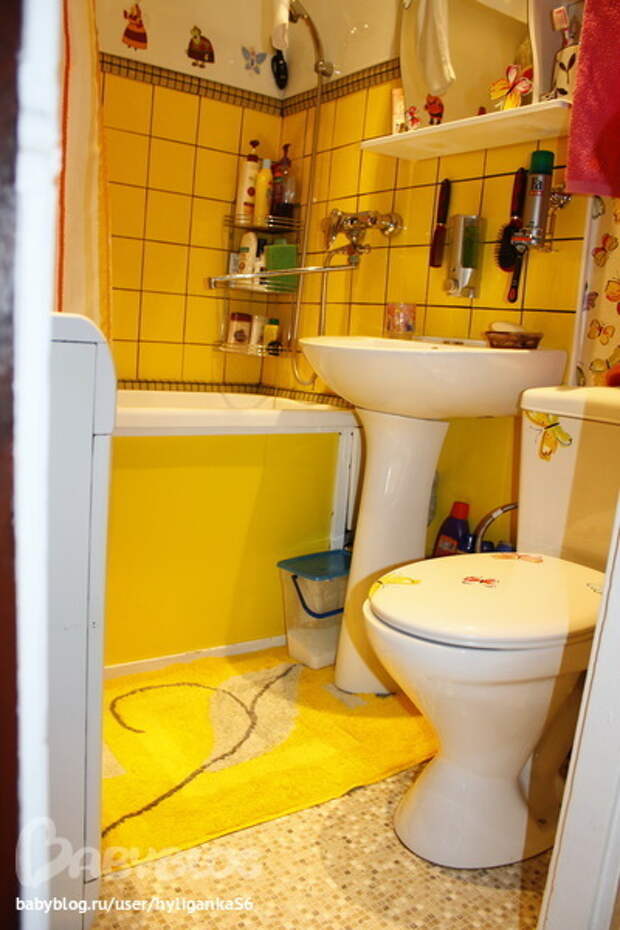 Наша ванная комната. Или как сделать дёшево и весело)))