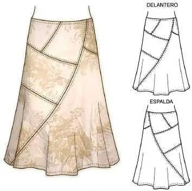 Модели юбок длинных для пошива