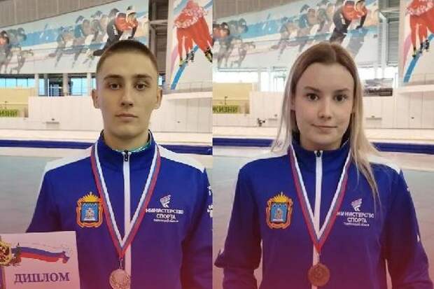 Тамбовские конькобежцы завоевали две медали на всероссийских соревнованиях "Коломенский лёд"