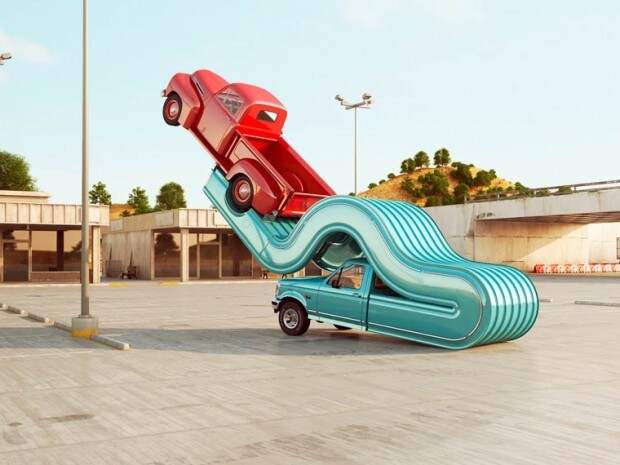 Гибкие автомобили в забавном арт-проекте (Tales-of-auto-elasticity-12-620x465)