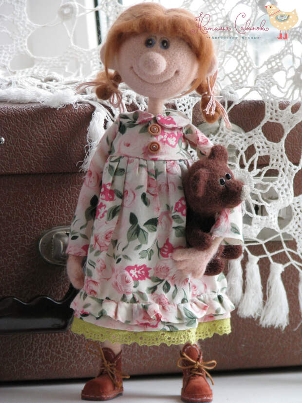 Уникальные авторские куклы из шерсти художницы Савиновой Натальи из Костромы валяние, кукла, своими руками, ссср