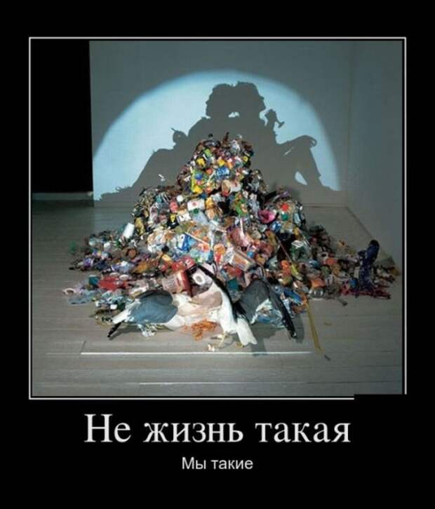 Не жизнь такая - мы такие демотиватор, юмор