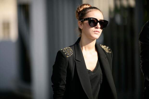 Total black street style