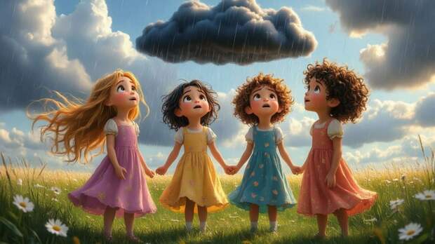 Туча и дождь / Изображение сгенерировано YandexGPT 5 Pro / amic.ru