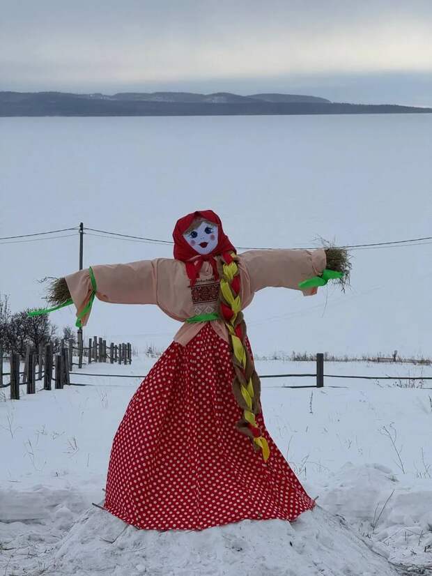 Масленицу отпраздновали в Ангарской деревне