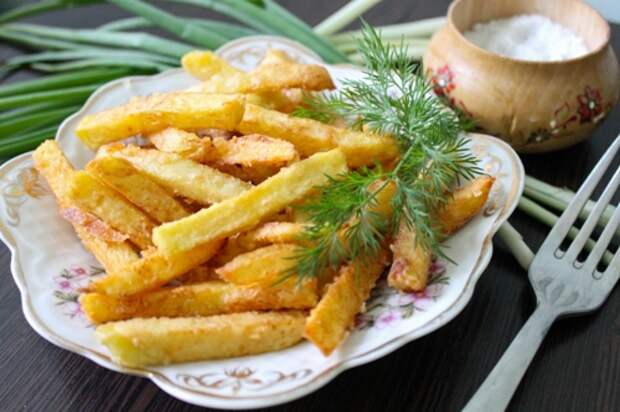 Домашний картофель фри - вкуснее, натуральнее и дешевле, чем в Макональдсе Домашний картофель фри - вкуснее, натуральнее и дешевле, чем в Макональдсе