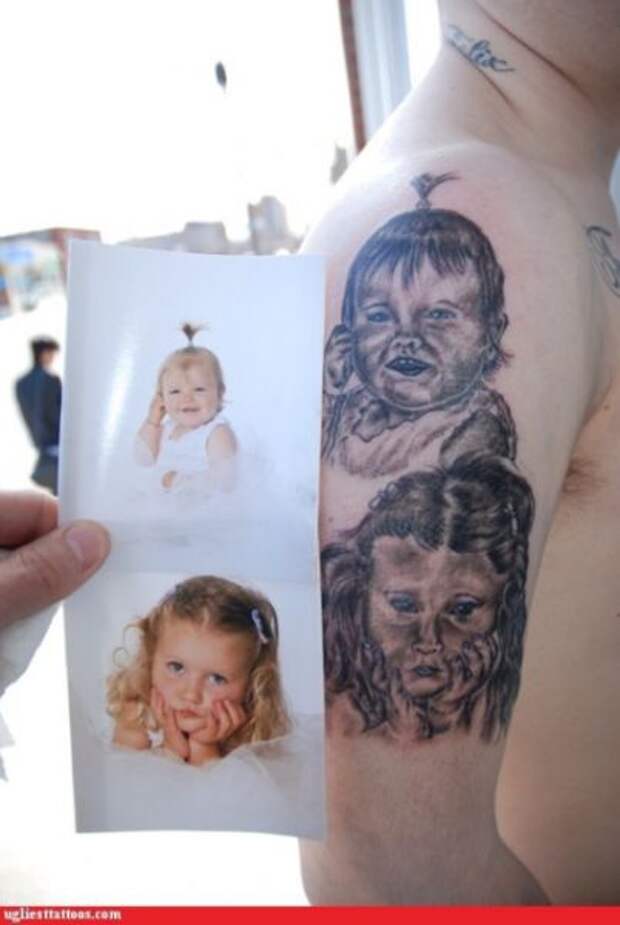 Уродливые татуировки.