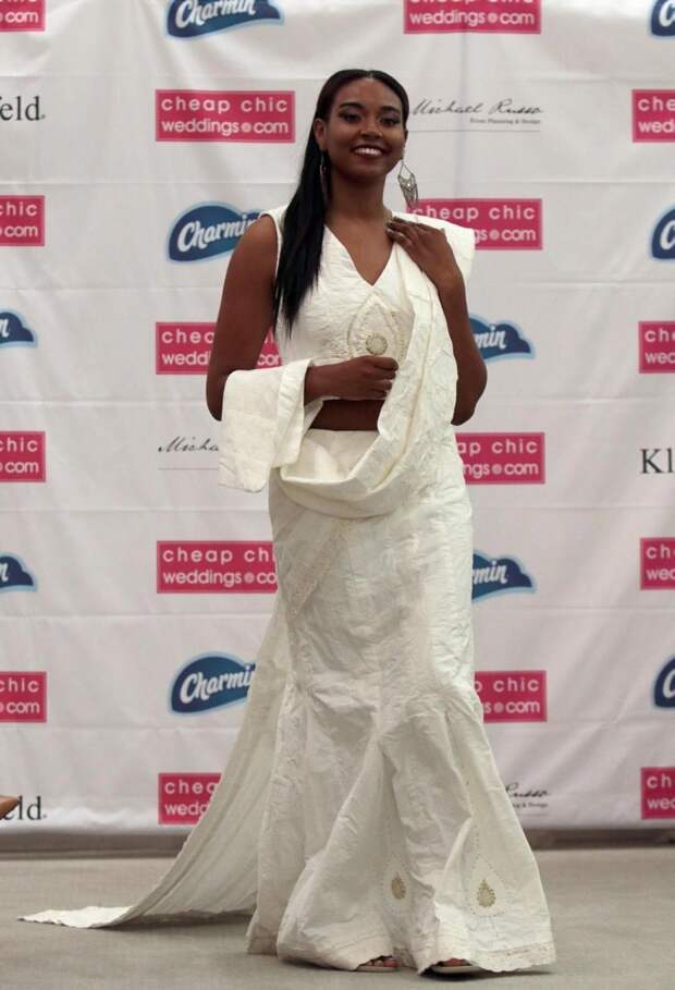 конкурс свадебных платьев из туалетной бумаги, платья из туалетной бумаги, 11th Annual Toilet Paper Wedding Dress Contest