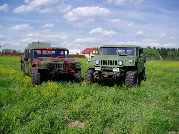 Российский ответ "Хаммеру" на базе ГАЗ-66 hummer, авто, внедорожник, газ, партизан, хаммер