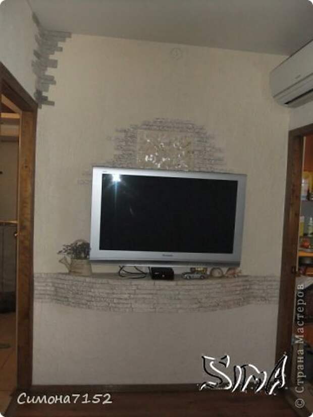 Интерьер Мастер-класс Папье-маше Процесс декорирования стены камнем из бумаги Бумага фото 1