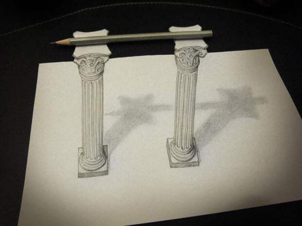 3D рисунки карандошом от Алесандро Дидди (9)