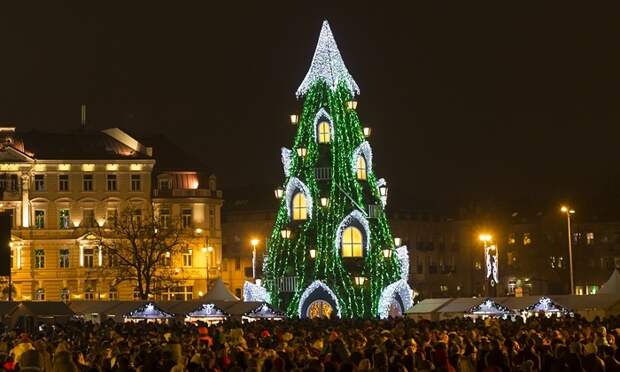 Самые красивые рождественские деревья со всего мира