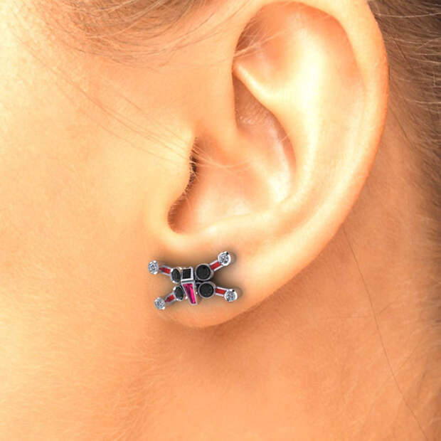 X -Wing Earrings