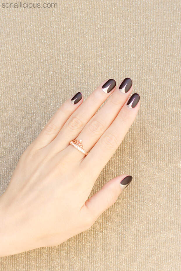 Маникюр пятницы: стильный вечерний nail-art с винным лаком Dior
