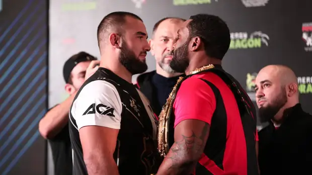 В Минске состоялась церемония взвешивания участников турнира ACA 132