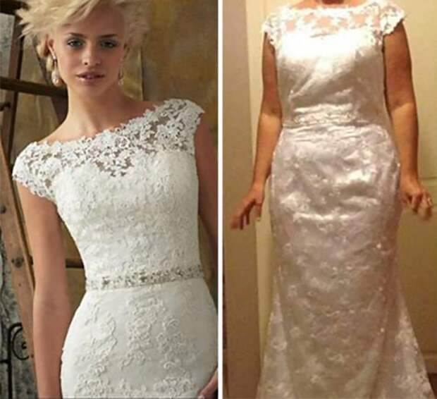 Ожидание vs. реальность: свадебные платья из Интернет-магазинов