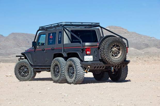 Jeep Wrangler 6х6 - "Дикий Кабан" 6x6, Hellcat, Wrangler, jeep, внедорожник
