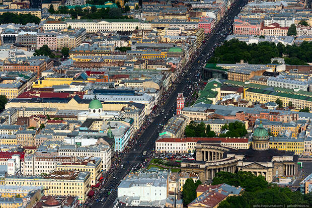 Санкт-Петербург с вертолета 