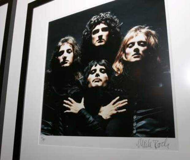 Cover photo of the album 'Queen II' by Mick Rock during Mick Rock 'Rock 'n' Roll Eye' Gallery Exhibit Opening at Soho Grand in New York City, New York, United States. (Photo by David Pomponio/FilmMagic)