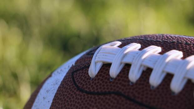 A photo of a football.