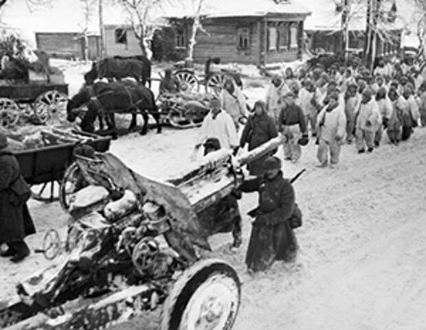 Холода не остановили наступление немцев, а позволили его возобновить