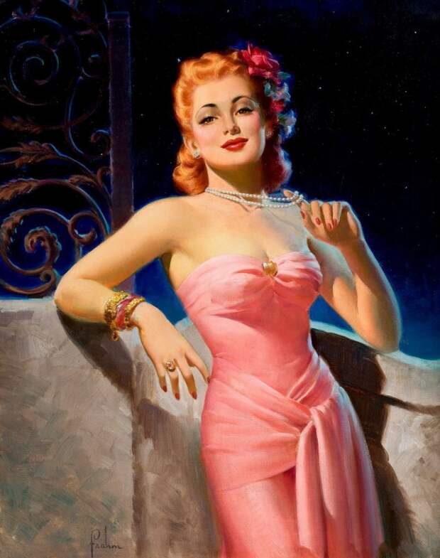 Красотки! Художник-иллюстратор Art Frahm (1907-1981)