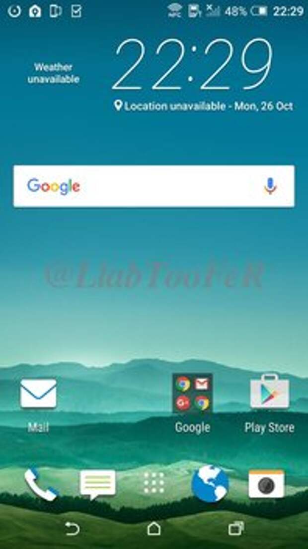 Рабочий стол HTC Sense 7 на One M8