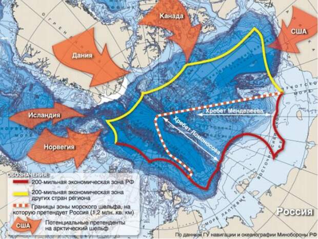 Россия представит ООН свою заявку на расширение границы шельфа в Арктике