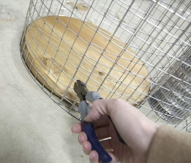 Корзина из строительной сетки Корзина из строительной сетки