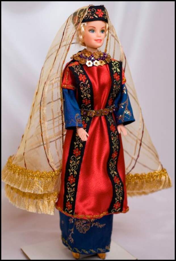 Одежда для кукол, исторический костюм для Барби