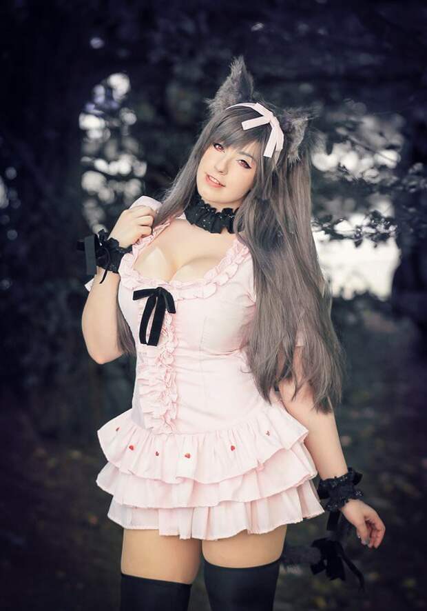 53.  Cosplay, девушки, косплей
