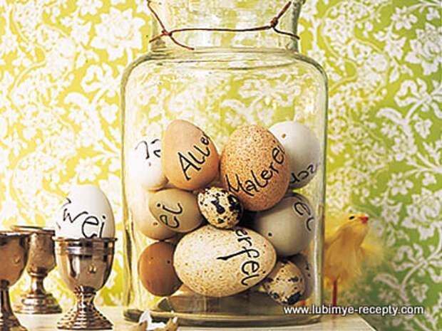 Идеи окрашивания яиц на Пасху