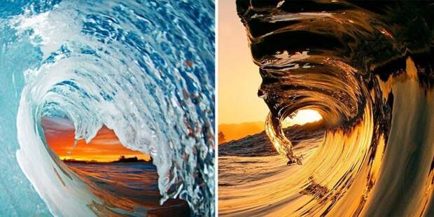 Красивые снимки из под гребня волны от Кларка Литтла (32 фото)