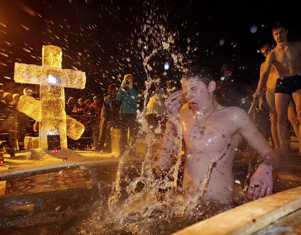 Крещенские купания в Волге, Ивановская область