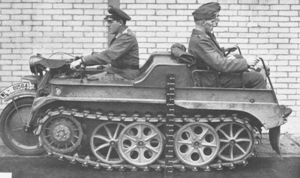 Гусеничный мотоцикл SdKfz 2.