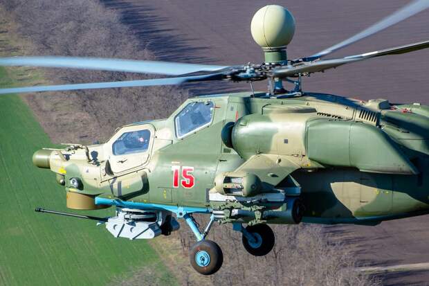 Ми-28Н «Ночной охотник» — советский и российский ударный вертолёт.