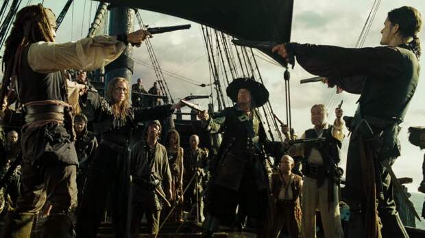 Патовая ситуация, кадр из фильма "Пираты Карибского моря-3"