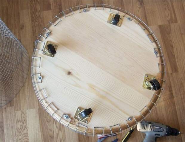 Корзина из строительной сетки Корзина из строительной сетки