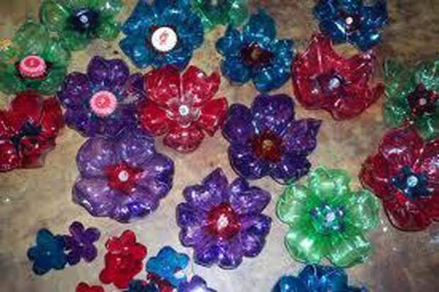 reciclado de botellas de plastico - decoracion 10
