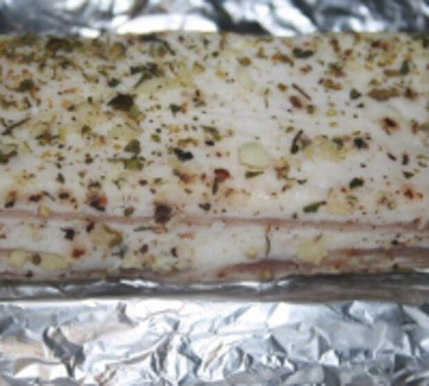 Вкуснейшее домашнее сало с чесноком и сухой кавказской аджикой