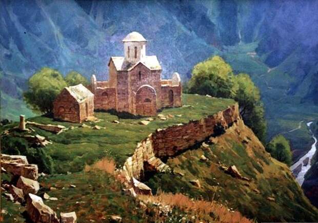 Художник Александр Бабич .Сентинский храм