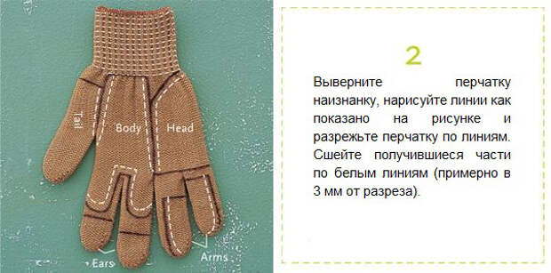 Бурундук из перчатки (3)