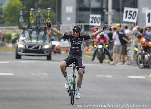 Bruno Langlois (Garneau Quebecor) наконец получает Национальный титул чемпиона(фото: Robert Jones)